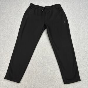 Spyder Jogger Pants Active Performance Sweatpant Mens L Black Stretch Activewear